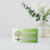 Boom Schop Logo | Gras maaien | Tuinieren Visitekaartje (Staand voorkant)