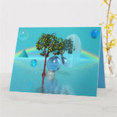 Boom Sfeer Kaart (Gele Bloem)