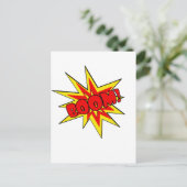 Boom! SFX-Cartoon Briefkaart (Staand voorkant)