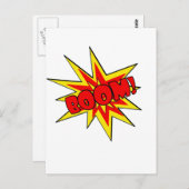 Boom! SFX-Cartoon Briefkaart (Voorkant / Achterkant)