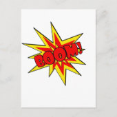 Boom! SFX-Cartoon Briefkaart (Voorkant)