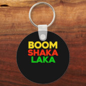 Boom Shaka Laka Dance Craze Madness I Love Dancing Sleutelhanger (Voorkant)