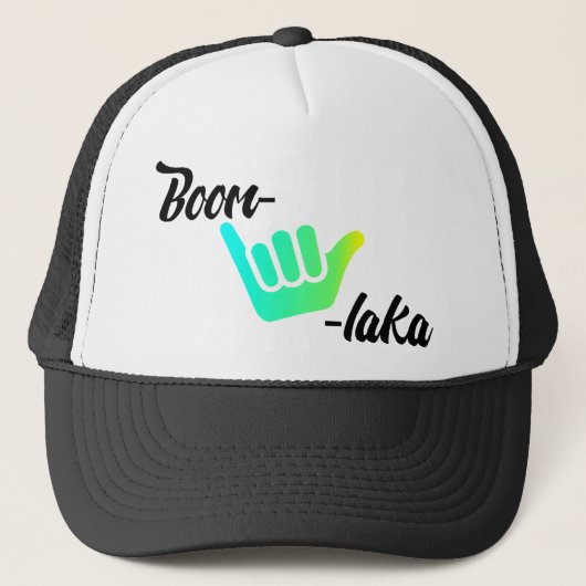 BOOM-SHAKA-LAKA Trucker Hat Trucker Pet (Voorkant)