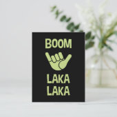 Boom Shaka Wave Briefkaart (Staand voorkant)