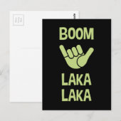 Boom Shaka Wave Briefkaart (Voorkant / Achterkant)