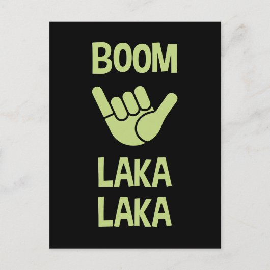 Boom Shaka Wave Briefkaart (Voorkant)
