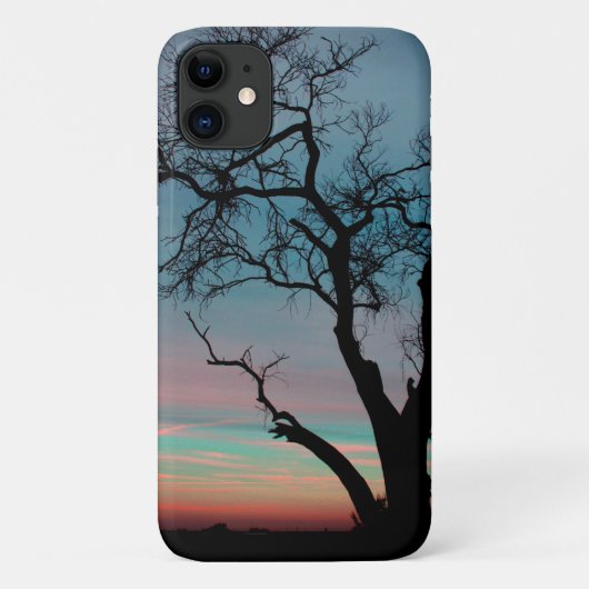 Boom Silhouet bij Zonsondergang Case-Mate iPhone Case (Achterkant)