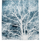 Boom silhouet douchegordijn (Voorkant)