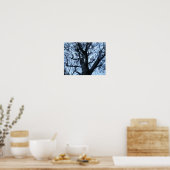 Boom Silhouet Foto Afdruk Poster (Keuken)