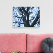 Boom Silhouet Fotografie Canvasprint Canvas Afdruk (Insitu (Woonkamer))