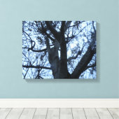 Boom Silhouet Fotografie Canvasprint Canvas Afdruk (Insitu (Houten vloer))