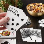 Boom Silhouet Pokerkaarten (Insitu)