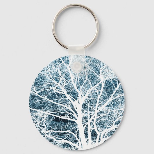Boom silhouet sleutelhanger (Voorkant)