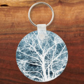 Boom silhouet sleutelhanger (Voorkant)