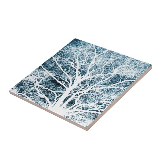 Boom silhouet tegeltje (Zijkant)