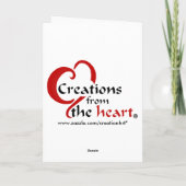 boom silhouet-verjaardag kaart (Achterkant)