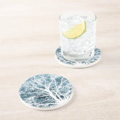 Boom silhouet zandsteen onderzetter (Zijkant)