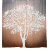 Boom silhouette Design 204 Douchegordijn (Voorkant)