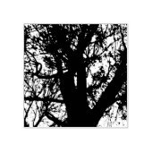 Boom Silhouette Fotografie Kunststempel Rubberstempel (Afrduk)