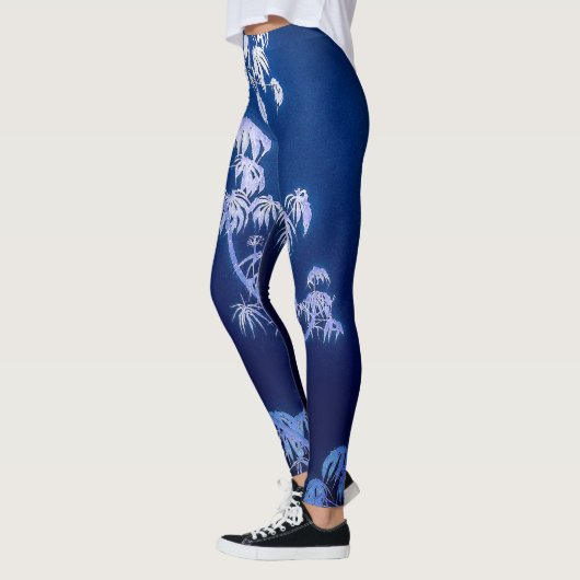 Boom Silhouette in de Leggings van het koninklijke (Links)