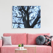 Boom Silhouette Photogarph Canvas Afdrukken (Insitu (Woonkamer))