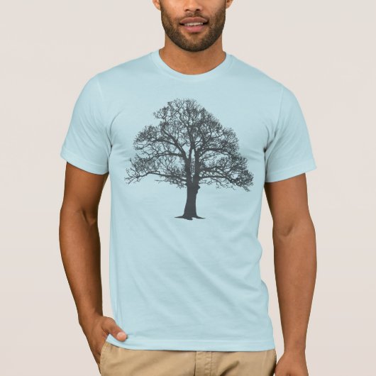 Boom Silhouette, T-shirt Unisex (Voorkant)