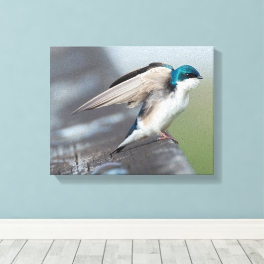 Boom-slikstrek Canvas Afdruk (Insitu (Houten vloer))