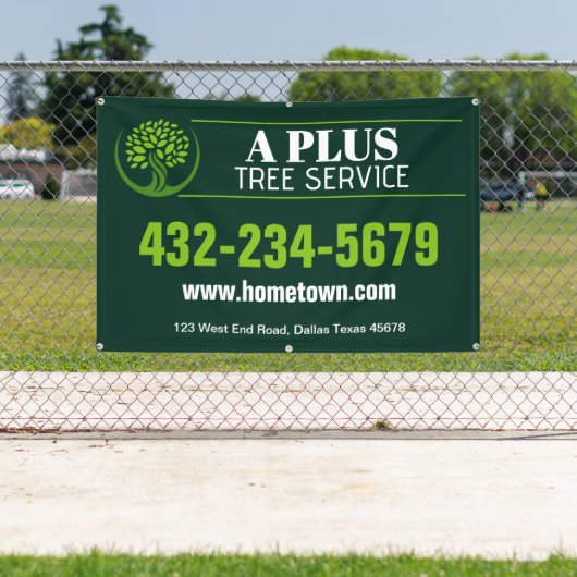 Boom snoei service spandoek (Insitu)