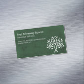 Boom snoeien | Natuur Buiten | Gestileerde boom Magnetisch Visitekaartje (Voorbeeld)