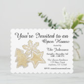 Boom Snowflake kerstsuiker koekjesfeest Kaart (Staand voorkant)