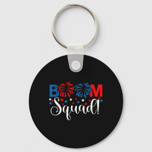 Boom Squad 4 juli T-shirt Vuurwerk Sleutelhanger