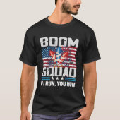 Boom Squad 4Th Of July Firework T-shirt (Voorkant)
