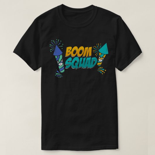 Boom Squad Pyro Firecracker Eplosion Pyrotechnicia T-shirt (Design voorkant)