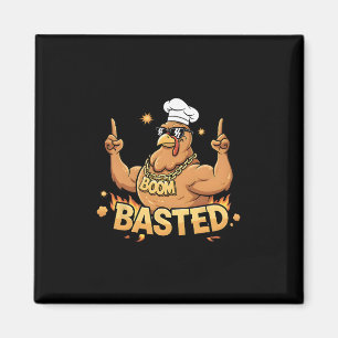 Boom Sted Grappige Kalkoen Bbq Grillen Thanksgivin Magneet