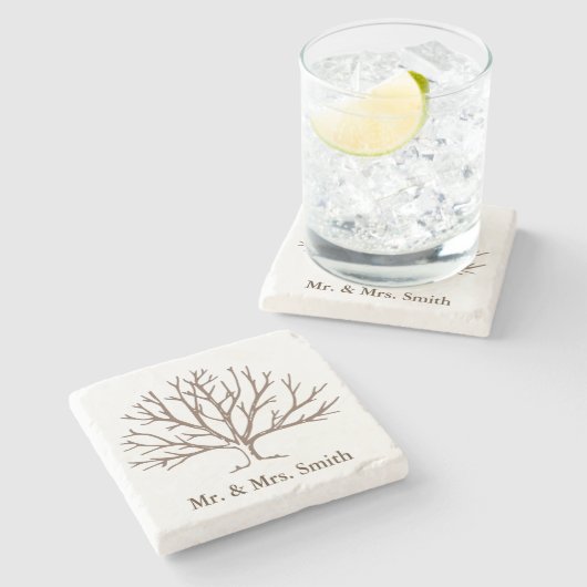  boom stenen onderzetter (Zijkant)