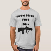 Boom Stick Fest 2016 T-shirt (Voorkant)