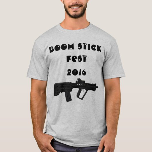 Boom Stick Fest 2016 T-shirt (Voorkant)