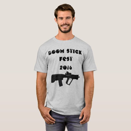 Boom Stick Fest 2016 T-shirt (Voorkant volledig)