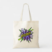 BOOM Stripboek Cool Fun Modern Tote Bag (Achterkant)