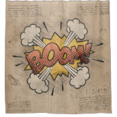 BOOM! stripboek Steampunk Pop Douchegordijn (Voorkant)