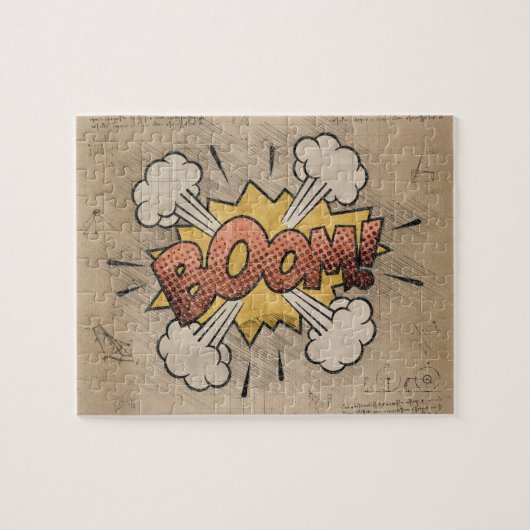 BOOM!  stripboek Steampunk Pop Legpuzzel (Horizontaal)