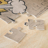 BOOM!  stripboek Steampunk Pop Legpuzzel (Zijkant)