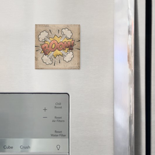 BOOM!  stripboek Steampunk Pop Magneet (Insitu (Koelkast))