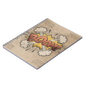 BOOM!  stripboek Steampunk Pop Notitieboek (Linkerzijde)