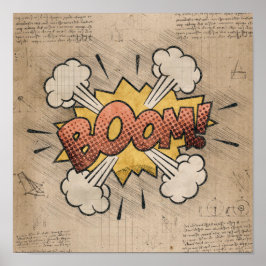 BOOM! stripboek Steampunk Pop Poster