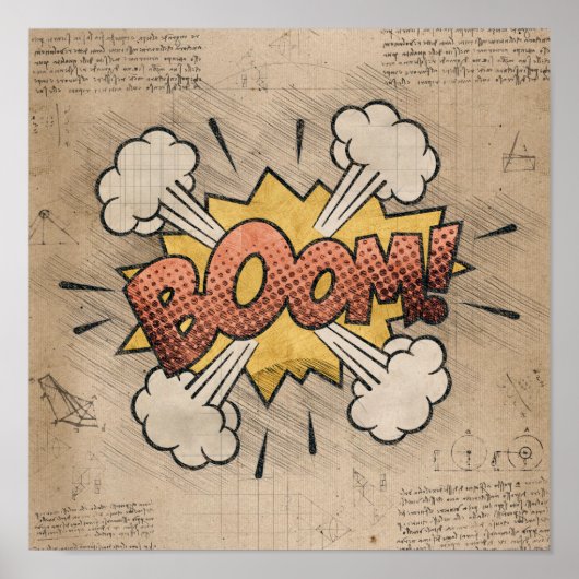 BOOM! stripboek Steampunk Pop Poster (Voorkant)