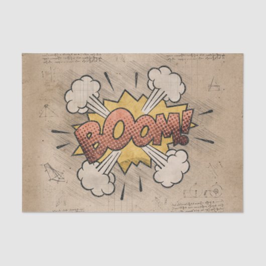 BOOM! stripboek Steampunk Pop Tissuepapier (Voorkant)