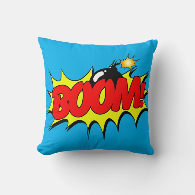 Boom - Stripteken / Kussen (Voorkant)
