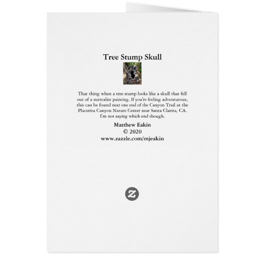 Boom Stump Skull (Achterkant)