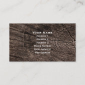 Boom Stump Visitekaartje (Voorkant)